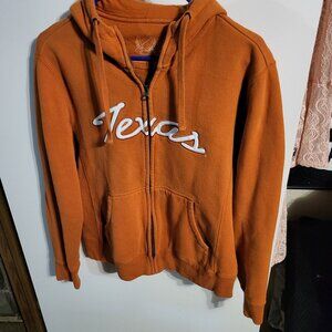 MENS TEXAS LONGHORNS JACKET HOODIE SZ M